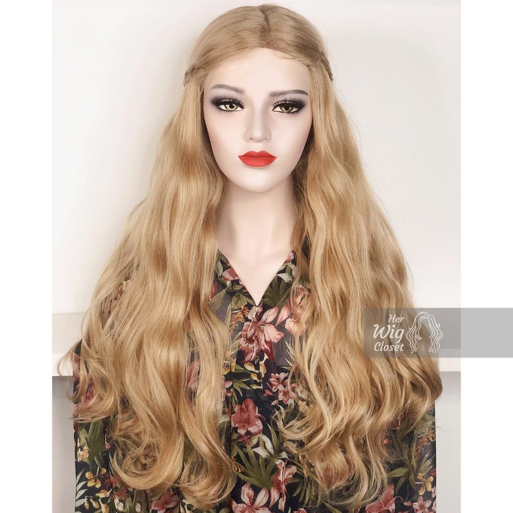 Honey Blonde Wavy Lace Wig | Bianca